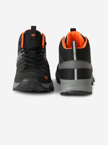 Image of Wildcraft mens 52064clivton 2 Bootblack orng Hiking Shoe