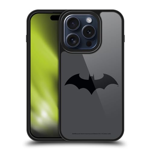 Head Case Designs Sous Licence Officielle Batman DC Comics Hush Logos Coque en gel renforcée [Protection de Qualité Militaire] Compatible avec Apple iPhone 15 Pro