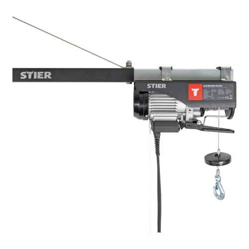 Palan de traction à câble électrique STIER, capacité de charge 250kg, puissance 500W