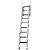 Velorantia 2.2M Wall Mounted Retractable Attic Ladder with 2 Handrails