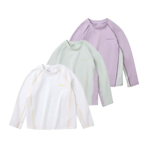 T-shirt de sport fille anti-UV pour randonnée camping et plage