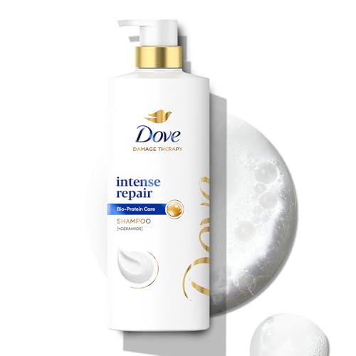 Image of Dove Intense Repair Shampoo 650 ml || Repairs Dry and Damaged Hair || Strengthening Shampoo for Smooth & Strong Hair