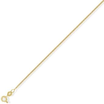 Fine 18Ct Gold Curb Chain 16 inch/1.2mm 