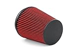 Rough Country Cold Air Intake Replacement Filter, Premium Washable Clamp-On Air Filter - 5-7/8