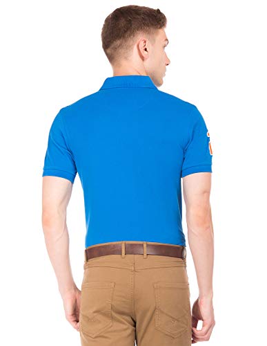 Image of U.S. Polo ASSN. Men Cotton Solid Regular Fit Polo Shirt