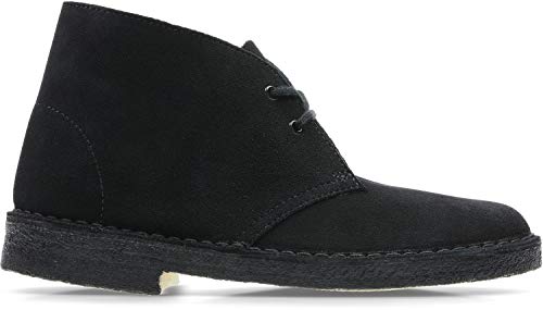 Clarks Clarks Womens Desert Boots Black Suede 1 5.5 Medium