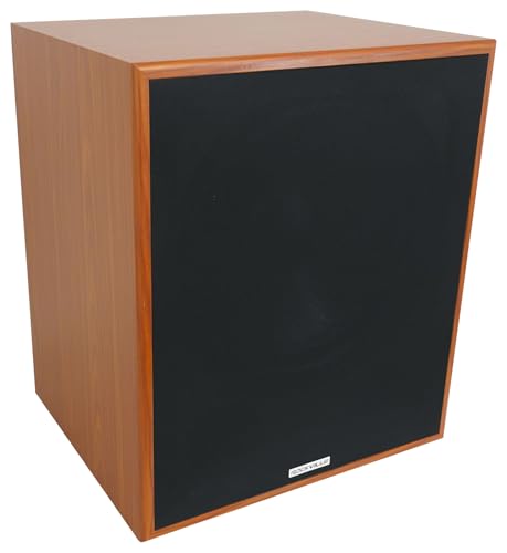 Image of Rockville Rock Shaker 15 inch Classic Wood Powered Subwoofer Home Theater