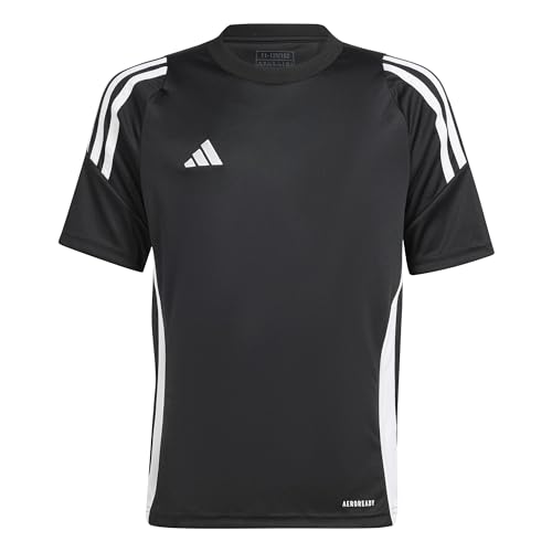 Adidas Maillot Tiro 24 Fille - Haut de Sport Enfant Football Noir