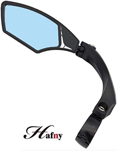 Hafny NEW Handlebar Bike Mirror, HD,Blast-resistant, Glass Lens, E-bike Mirror, HF-MR095