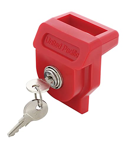 United Pacific 90625 Heavy-Duty Plastic Glad Hand Lock Individually Keyed Over-Molded Lock Cylinder Trailer Lockout Device 1 Unit w/2 Keys