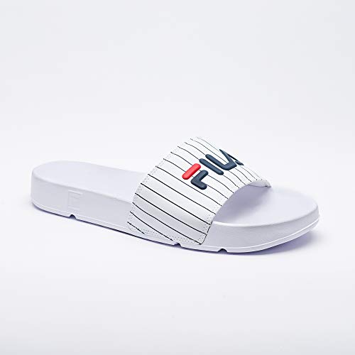 Fila Drifter Basic, Ojotas Feminino, Branco (Branco/Marinho), 37