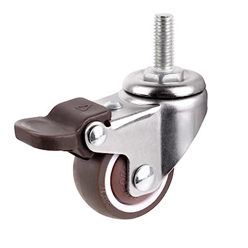 Roulettes pivotantes pour meuble palette de jardin en caoutchouc E 2 inch