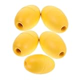 ABOOFAN 5 Stück Teiliges Ovales Schwimmkörper Robustes Verankerungs Schwimmkörper für Kajak und Boot Vielseitiger Drift Schwimmkörper Gelb Sicheres Pool Wassersportzubehör Stabile