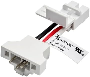 Kidde Quick Connect Smoke Detector Adapter Plug, Smoke Alarm Wiring Harness, Compatible with Kidde Hardwired Smoke, Carbon Monoxide, & Combination Smoke & Carbon Monoxide Detectors