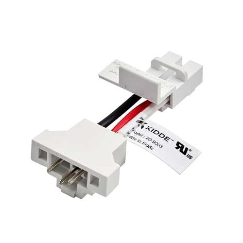 Kidde Quick Connect Smoke Detector Adapter Plug, Smoke Alarm Wiring Harness, Compatible with Kidde Hardwired Smoke, Carbon Monoxide, & Combination Smoke & Carbon Monoxide Detectors