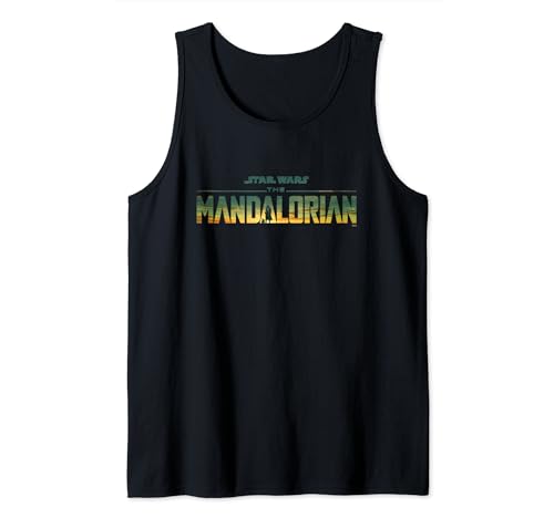 Débardeur Star Wars Grogu Mandalorian Saison 3 Disney+ en coton noir pour fan