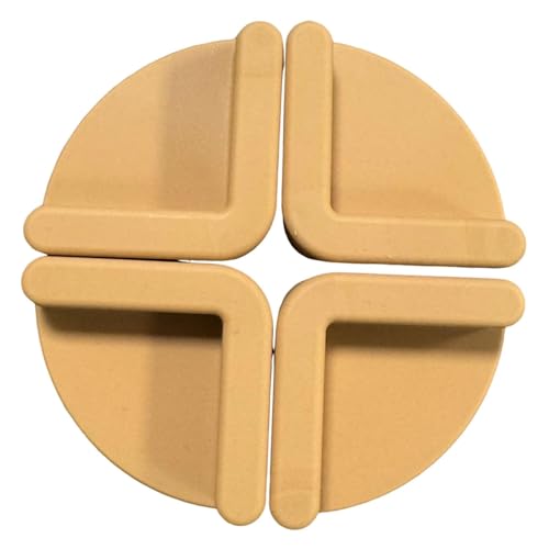 Patas para tablas de picar accesorios de repuesto antideslizantes marrones pack de 4 piezas 8