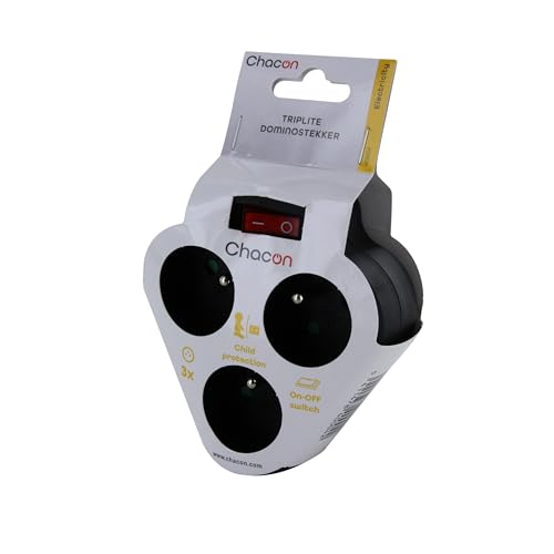 Domino 3x16A CHACON Triangle avec interrupteur - vue 4