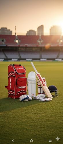 Image of Grand Edition (Genius) VK-18 Virat Kolhi Complete Cricket Kit Size 5(Ideal for 12-17 Year)