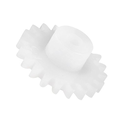 uxcell 30pcs Plastic Gears 20 Teeth Model 202A Reduction Gear Plastic Worm Gears for RC Car Robot Motor