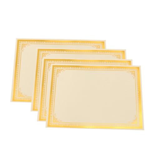Veemoon 8 hojas Papel para Certificados Interior de Diplomas con Diseño Elegante para Premios Académicos y Reconocimientos