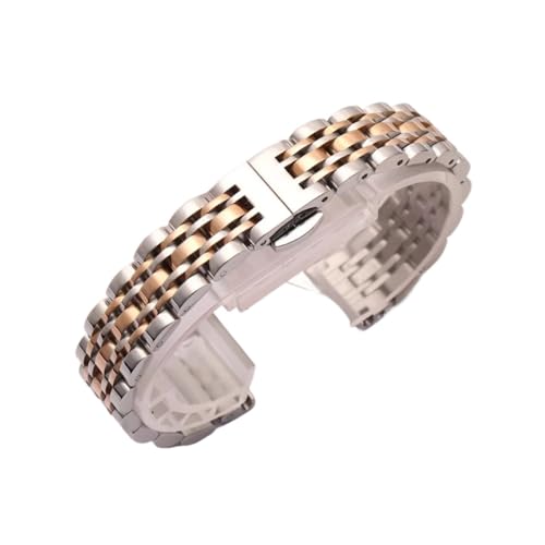 Bracelet or rose pour montre Armani AR1909 AR11244 et Fossil acier inoxydable