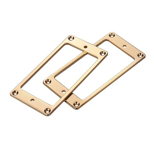 Anneaux de montage Humbucker en alliage d'aluminium argenté pour guitare électrique