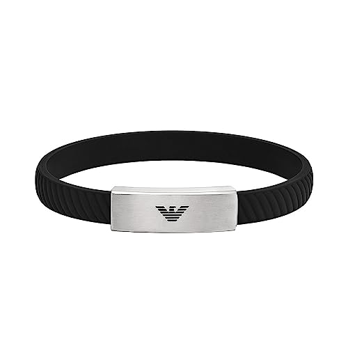 Emporio Armani Armband für Männer, Edelstahl-ID-Armband, Länge:...