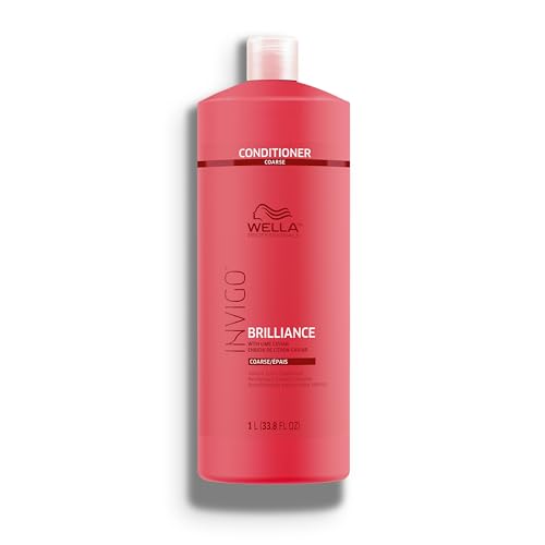 Wella Professionals Invigo Brilliance Conditioner for Coarse Hair
