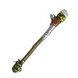 Genérico Healing Crystal Wand - Spiritual Meditation Tool | Clear Quartz with Smooth Grip, Energy Alignment, Chakra Activation, Reiki, and Mindfulness Practice for Personal Wellness 0.78in