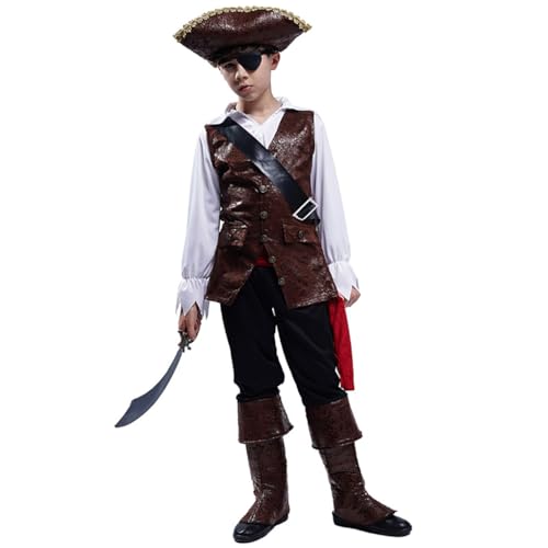 Disfraz Pirata Deluxe para Niños con Sombrero miniatura 5