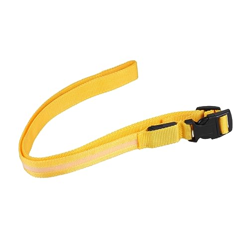 BESPORTBLE USB Rechargeable LED Waist Belt for Night Running Hiking and Outdoor Activities Safety Light for Runners Comfortable Fit for Adults and Yellow Style
