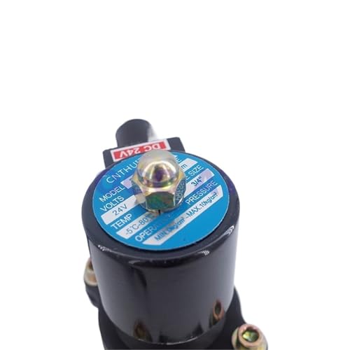 Électrovanne 2W 1/2" DC24V normalement fermée plastique étanche - 7