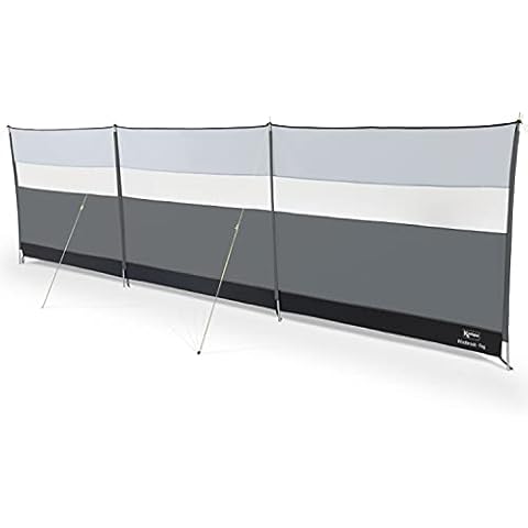 Windschutz 500 x 140 Seitenmarkise - Sonnenschutz Sichtschutz - Camping Garten Strand - antrazit-grau 5 x 1,4 Outdoor Wohnwagen Zubehör Schutzwand mit 4 Aufstellstangen mit Aufbewahrungstasche Cover