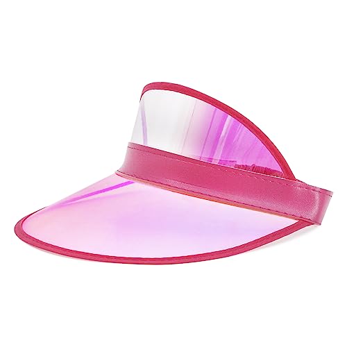 Image of Surkat Plastics Clear Sun Visors UV Protection Hat Cap Headwear Sunhat for Golf Tennis Beach Cycle
