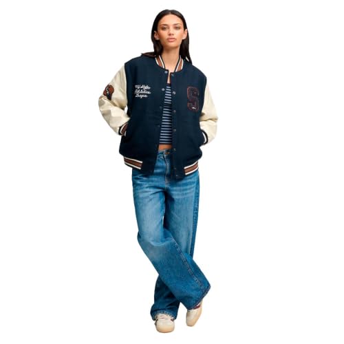 Superdry Femme Bomber Varsity à Écussons - vue 7