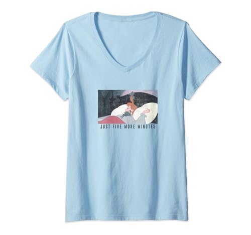 T-shirt Disney Aurore col V femme pour en finir avec les tenues de nuit inconfortables