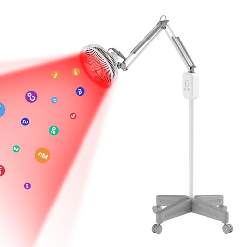 YUNCHI 2 in 1 TDP Infrared Red Therapy with Base, 2 in 1 Infrared Heat Device