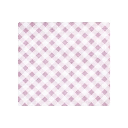 Image of Hudson Baby Unisex Baby Cotton Poly Flannel Receiving Blankets, Purple Dainty Floral, One Size