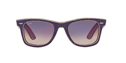 Ray-Ban RB2140 Original Wayfarer Sunglasses, Denim Violet, 50 mm