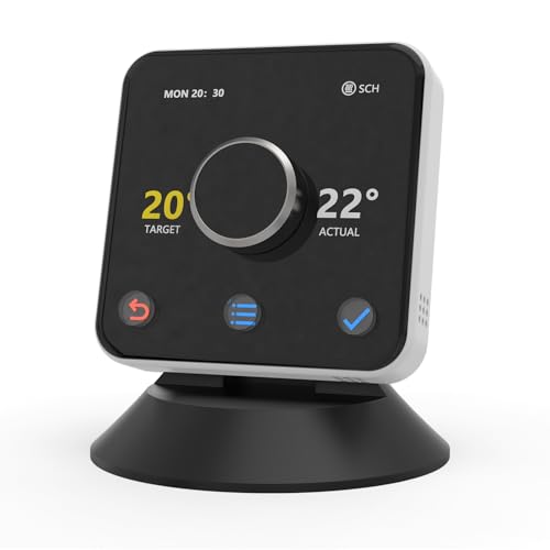 HOLACA Stand for Active Heating Thermostat Anti-Slip Stand Heating Thermostat V3/V1 Stand Holder Black