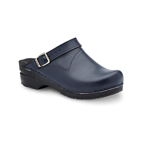 Toffeln FlexiKlog Clogs with Adjustable Heel Strap | Slip Resistant Grip, Correct Posture, Supportive, Comfortable | Shock Absorbing Anti-Static Materials, Perfect for Nurses and Doctors Navy Cover
