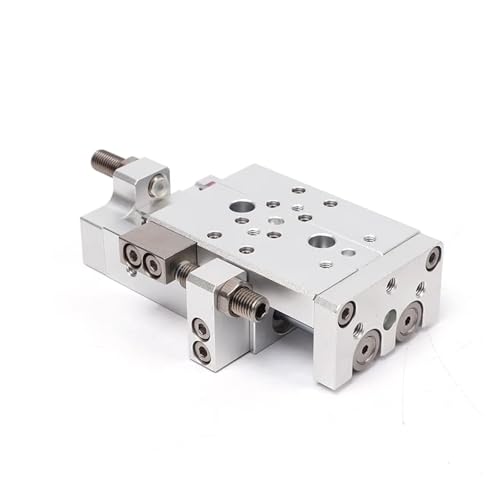 Cylindre pneumatique HLQ16 anti rotation table guidée - 5