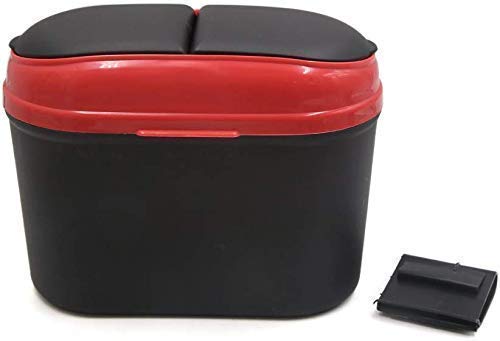 GLIVE (LABEL) Vehicle Trash Bin Car Dustbin Garbage Organizer, Car Trash Can with Lid, Garbage Can Bin Trash Container for Cars, Home, Office Door Side Trash Can Car Dustbin (Model-A)