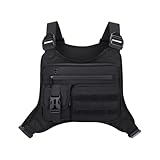 de pecho para hombre, de running multifuncional | pechera | para aventuras al aire libre, actividades de entrenamiento, viajes, gimnasio, playa, picnic, escuela, oficina