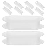 Anneome Asas de Caja de Plástico 10 Piezas para Cajas de Cartón Corrugado Diseño Resistente para Aplicaciones Industriales y Transporte Seguro