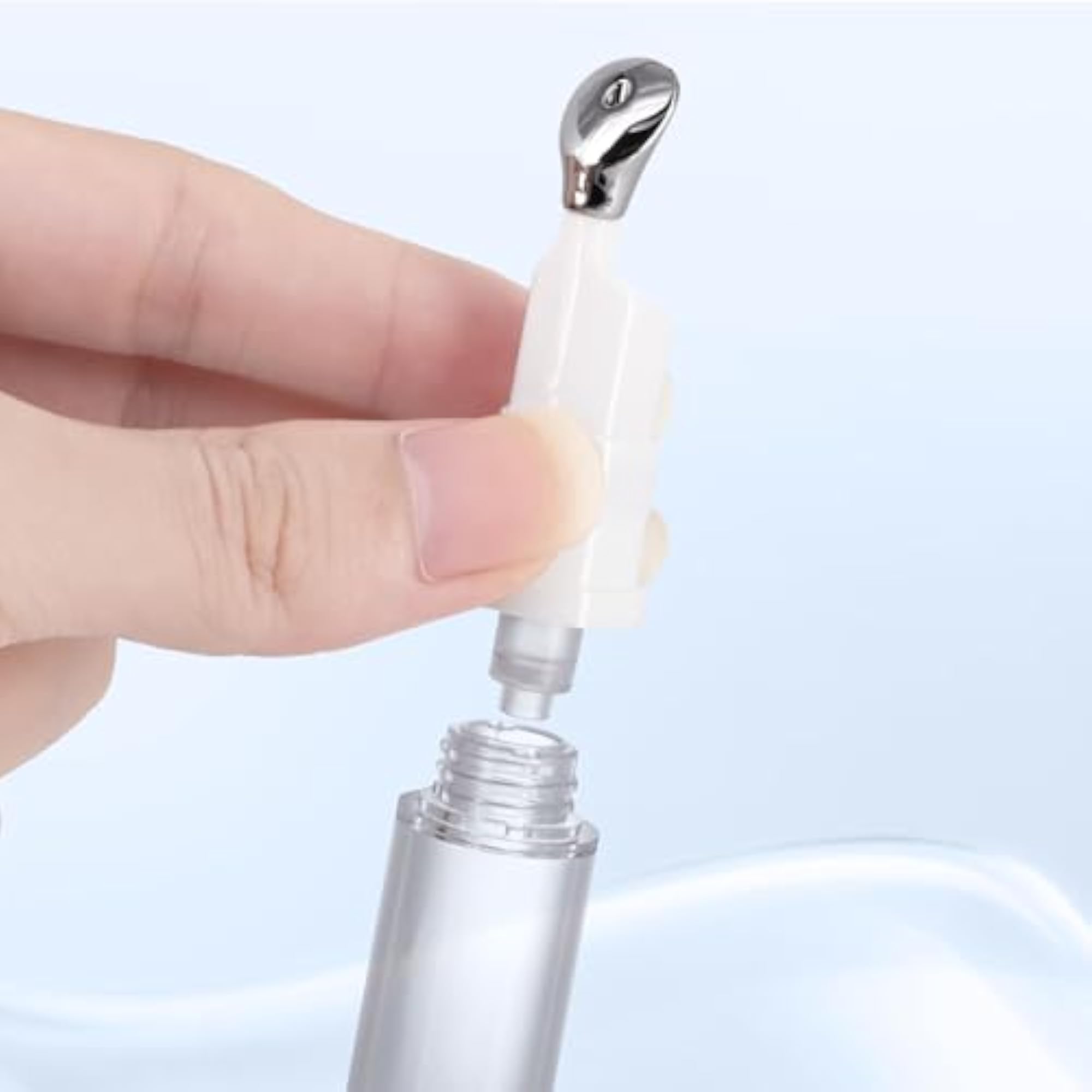 3Pcs Eye Gel Cream Container with Flat Applicator