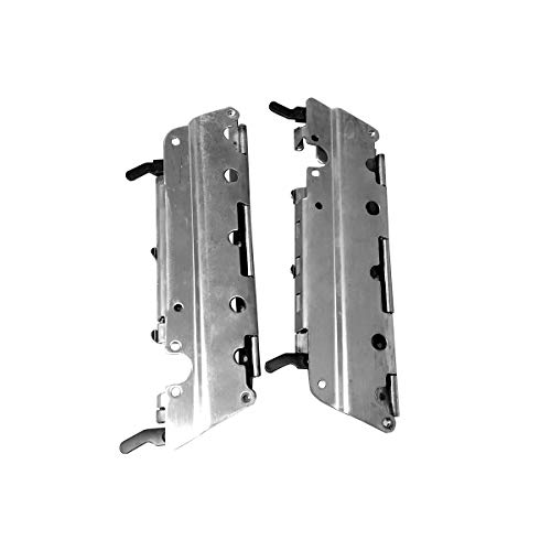 Kit de herrajes y cerraduras para alforjas para Harley Touring 1993-2013 con cubiertas de cierre negras mate miniatura 5