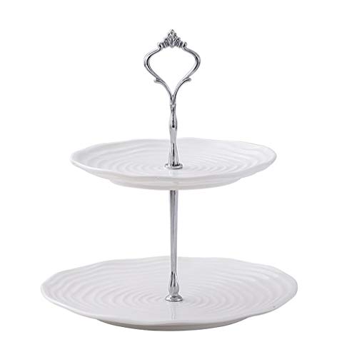 Assiette de Fruits à double étage et plaque candy pour dessert