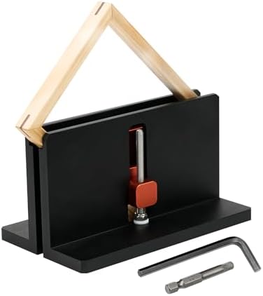 2 Pcs Right Angle Template, Adjustable Dovetail Template for Table Saw, Router, Table, Strengthen Miter Joints and Add Design Element, Suitable for Picture Frames,